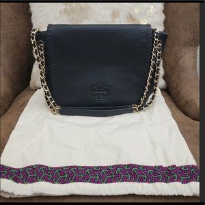 Tory Burch Shoulder Bag *great condition* Black w gold